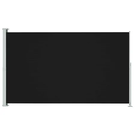  Copertină laterală retractabilă de terasă, negru, 220x300 cm