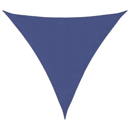  Parasolar, albastru 4,5x4,5x4,5 m țesătură oxford triunghiular