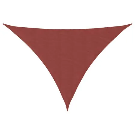  Parasolar, cărămiziu, 4x4x5,8 m, țesătură oxford, triunghiular