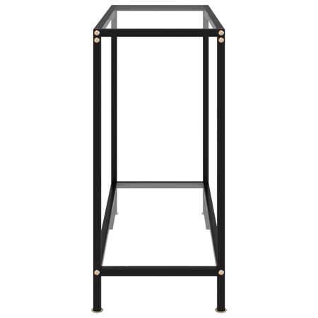  Masă consolă, transparent, 80 x 35 x 75 cm, sticlă securizată