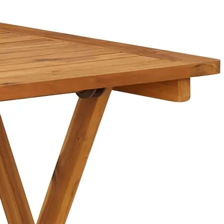  Set mobilier grădină pliabil, 3 piese, lemn masiv acacia