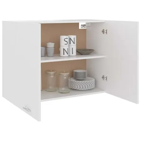  Dulap suspendat “Lyon”, alb, 80 x 31 x 60 cm, lemn prelucrat