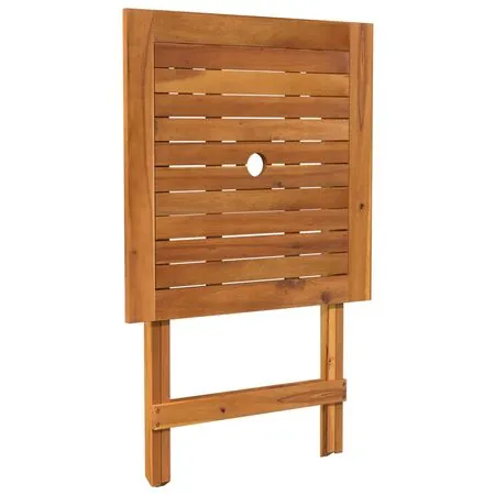  Set mobilier grădină pliabil, 3 piese, lemn masiv acacia