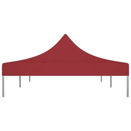  Acoperiș pentru cort de petrecere, vișiniu, 6 x 3 m, 270 g/m²