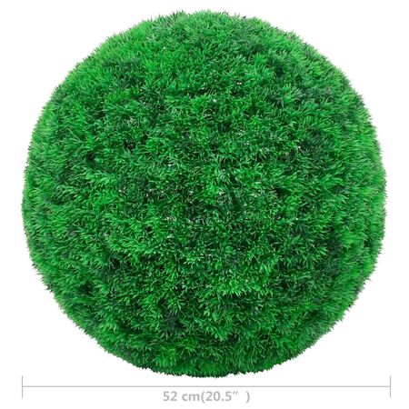  Bile de arbuști cimișir artificiali, 2 buc., 52 cm