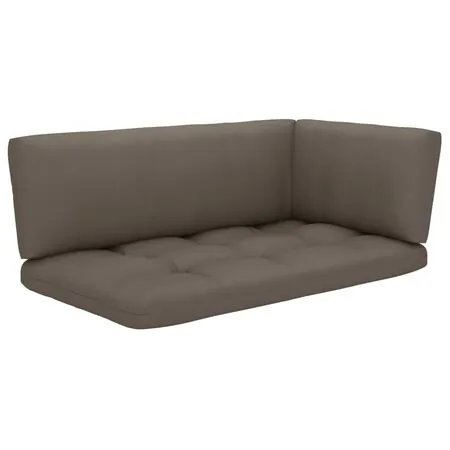  Set mobilier din paleți cu perne, 6 piese, alb, lemn pin tratat