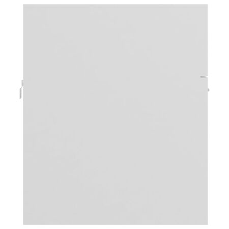  Dulap de chiuvetă, alb, 80x38,5x46 cm, lemn prelucrat