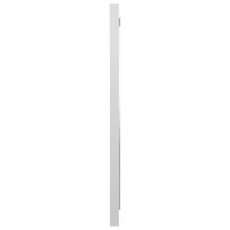  Set mobilier de baie, 2 piese, alb extralucios, lemn prelucrat