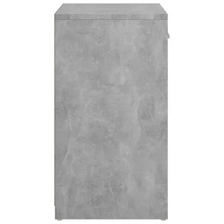  Banchetă pantofar, gri beton, 94,5x31x57 cm, lemn prelucrat