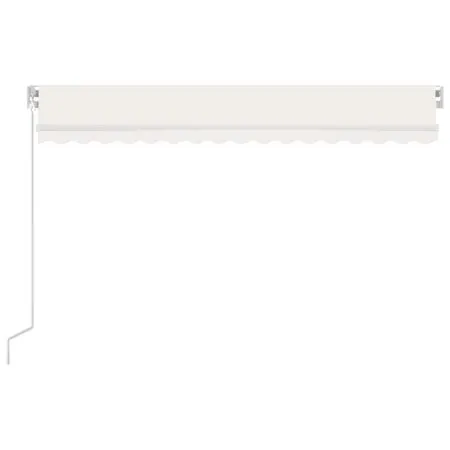 Copertină retractabilă manual, crem, 450x350 cm