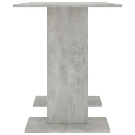 Masă de bucătărie, gri beton, 110x60x75 cm, lemn prelucrat
