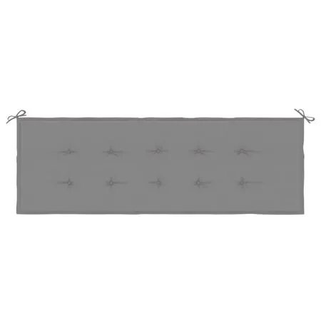  Pernă de bancă de grădină, gri, 150x50x4 cm, textil oxford
