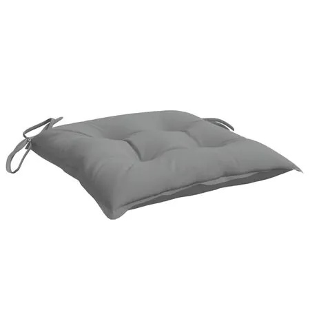  Perne de scaun, 2 buc., gri, 50x50x7 cm, textil oxford