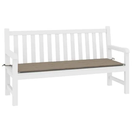  Pernă de bancă de grădină, gri taupe, 200x50x4 cm textil oxford