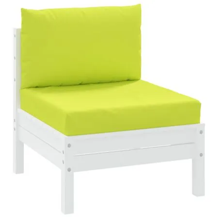  Perne pentru canapea din paleți, 2 buc., verde aprins, textil