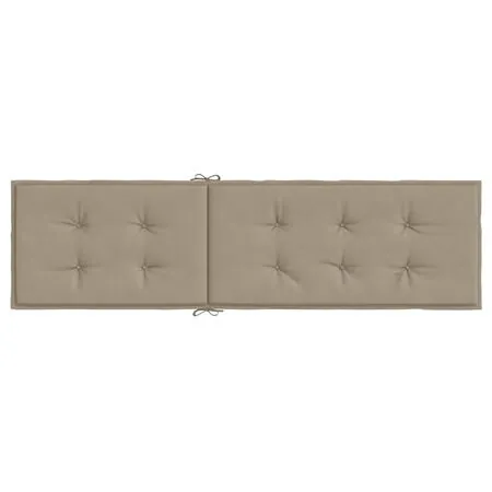  Pernă de șezlong, gri taupe, (75+105)x50x4 cm