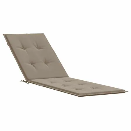  Pernă de șezlong, gri taupe, (75+105)x50x4 cm