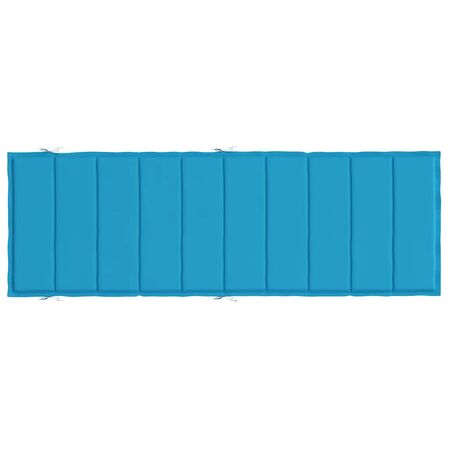  Pernă de șezlong, albastru, 186x58x4 cm, textil oxford