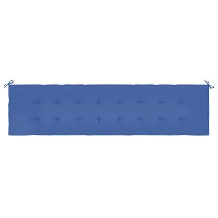  Pernă de bancă de grădină, albastru, 200x50x4 cm, textil oxford