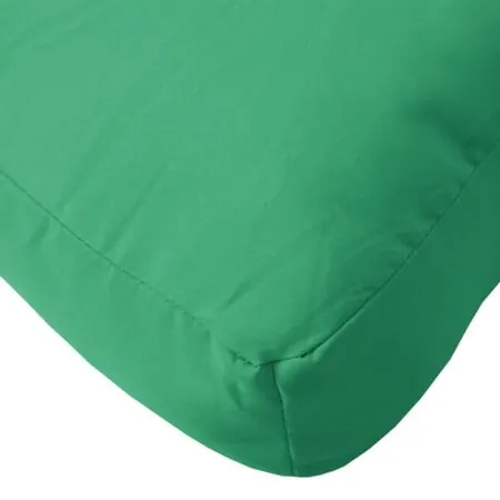  Pernă de paleți, verde, 80x40x12 cm, material textil