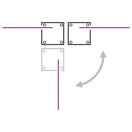  Copertină laterală retractabilă, negru, 100 x 600 cm