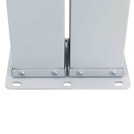  Copertină laterală retractabilă, negru, 100 x 600 cm