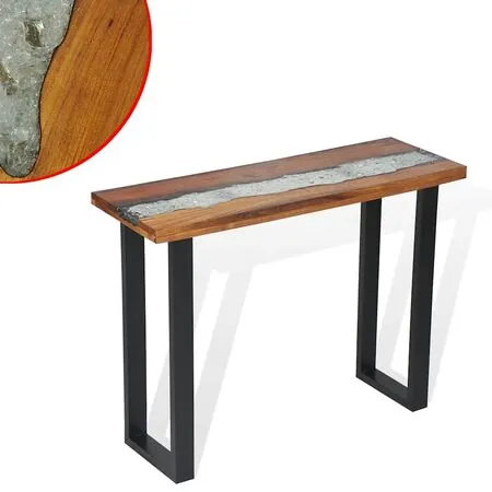  Masă consolă Lemn de tec 100 x 35 x 75 cm
