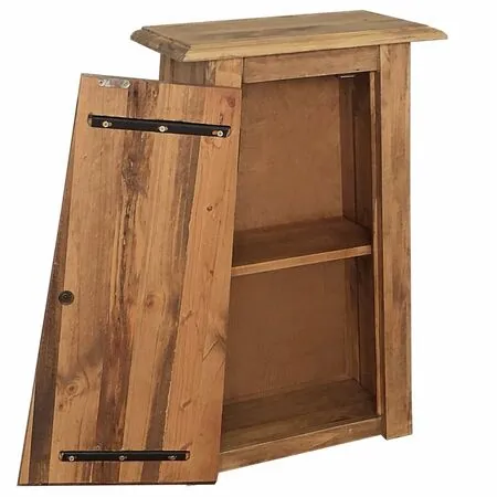  Dulap de perete de baie, 42x23x70 cm, lemn masiv pin