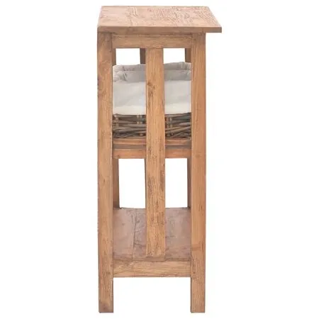  Masă consolă, 69x28x70 cm, lemn masiv de mahon
