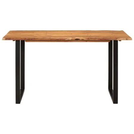  Masă de bucătărie, 140 x 70 x 76 cm, lemn masiv de acacia