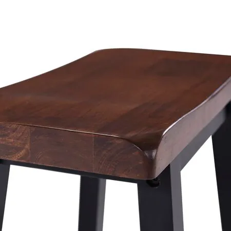  Set mobilier de bar, 3 piese, MDF, negru