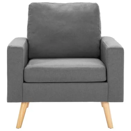  Fotoliu, gri deschis, material textil