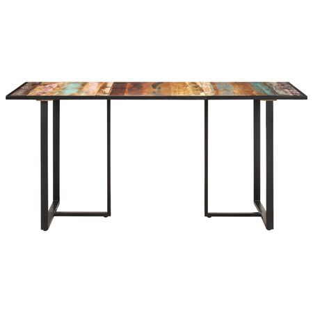  Masă de bucătărie, 160 cm, lemn masiv reciclat