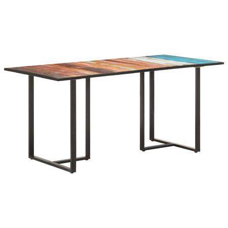  Masă de bucătărie, 160 cm, lemn masiv reciclat