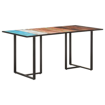  Masă de bucătărie, 160 cm, lemn masiv reciclat