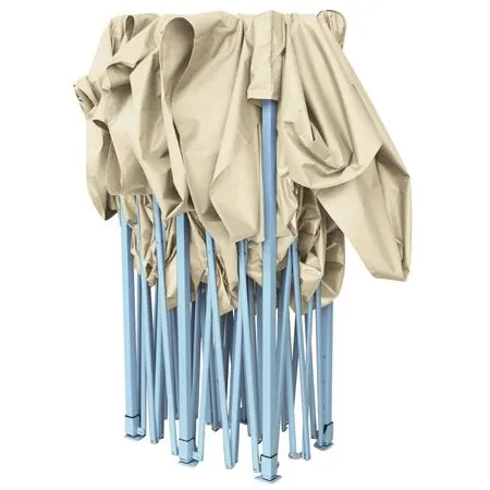 42507  Foldable Tent Pop-Up 3x6 m Cream White