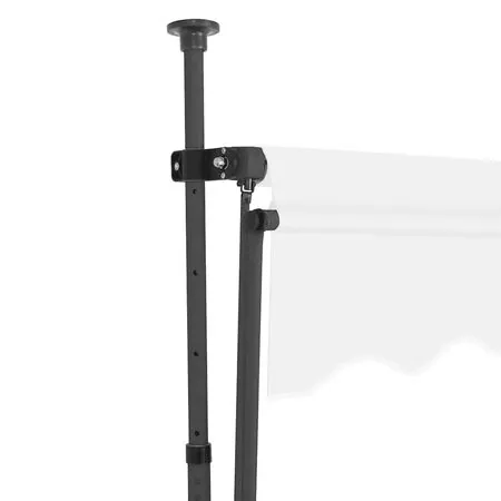 Copertină retractabilă manual cu LED, crem, 150 cm