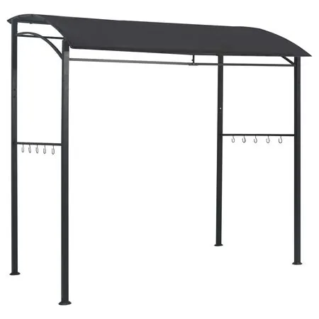  Pavilion de grătar, antracit, 215 x 150 x 220 cm, oțel