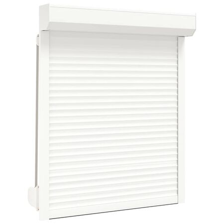  Oblon rulant, alb, 100 x 120 cm, aluminiu