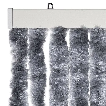  Perdea pentru insecte, argintiu, 90x200 cm, chenille