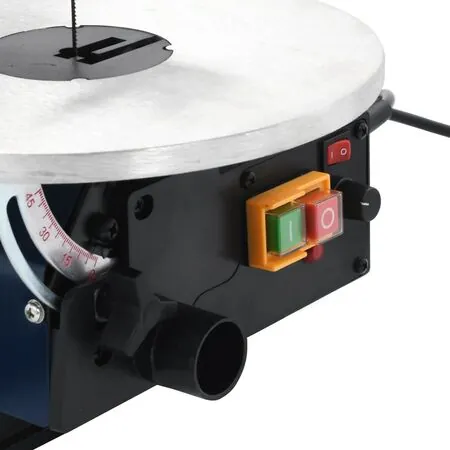  Fierăstrău electric de traforaj cu pedală și lumină LED 125 W 