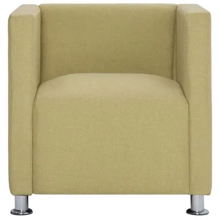  Fotoliu cubic, verde, material textil