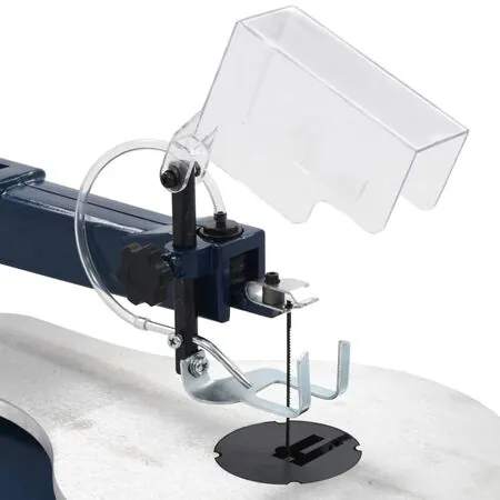  Fierăstrău electric de traforaj cu pedală și lumină LED 125 W 