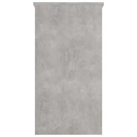  Birou, gri beton, 80x40x75 cm, lemn prelucrat