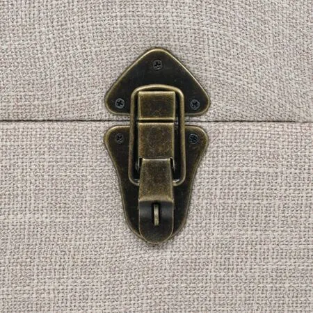  Bancă de depozitare, lemn masiv și oțel, 111 x 34 x 37 cm