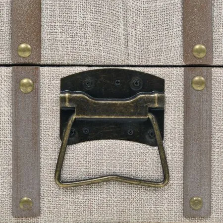  Bancă de depozitare, lemn masiv și oțel, 111 x 34 x 37 cm