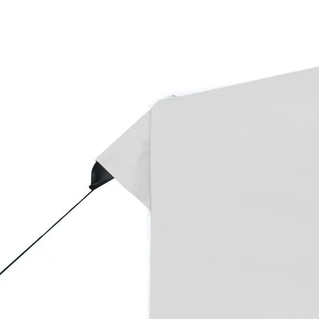  Cort de petrecere pliabil cu pereți, alb, 3 x 3 m, aluminiu
