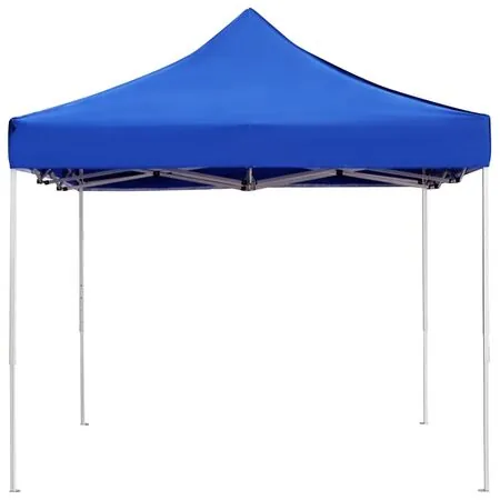  Cort de petrecere pliabil profesional albastru 4,5x3 m aluminiu