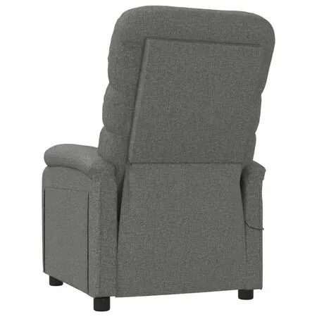  Fotoliu de masaj, gri închis, material textil