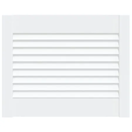  Ușă de dulap design lambriu, alb, 39,5x49,4 cm, lemn masiv pin
